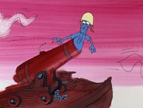 Screenshots from the 1969 DePatie Freleng cartoon Isle of Caprice