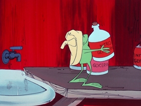 Screenshots from the 1969 DePatie Freleng cartoon Go For Croak