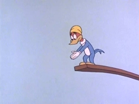 Screenshots from the 1970 Walter Lantz cartoon Coo Coo Nuts
