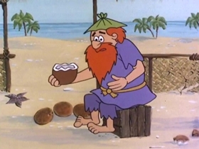 Screenshots from the 1970 Walter Lantz cartoon Coo Coo Nuts