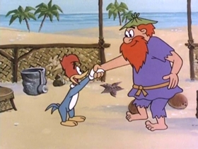 Screenshots from the 1970 Walter Lantz cartoon Coo Coo Nuts