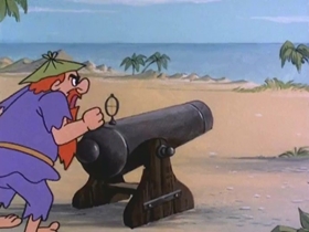 Screenshots from the 1970 Walter Lantz cartoon Coo Coo Nuts