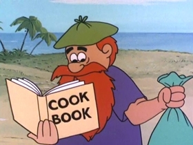 Screenshots from the 1970 Walter Lantz cartoon Coo Coo Nuts