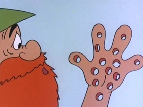 Screenshots from the 1970 Walter Lantz cartoon Coo Coo Nuts