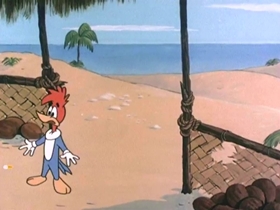 Screenshots from the 1970 Walter Lantz cartoon Coo Coo Nuts