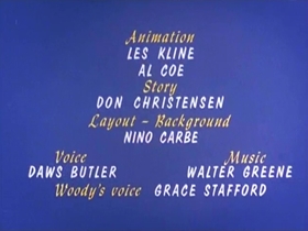 Screenshots from the 1970 Walter Lantz cartoon Coo Coo Nuts