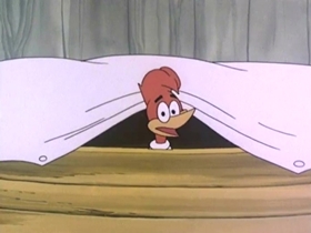 Screenshots from the 1970 Walter Lantz cartoon Coo Coo Nuts