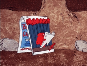 Screenshots from the 1970 DePatie Freleng cartoon Don