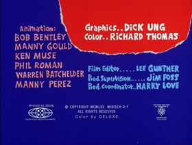 Screenshots from the 1970 DePatie Freleng cartoon Don
