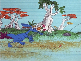 Screenshots from the 1970 DePatie Freleng cartoon Don