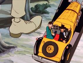 Screenshots from the 1971 TMS Entertainment cartoon The Man They Called Magician