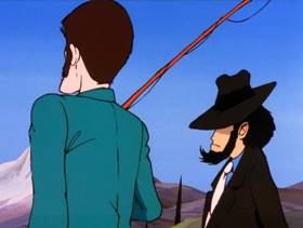 Screenshots from the 1971 TMS Entertainment cartoon The Man They Called Magician