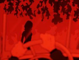 Screenshots from the 1971 TMS Entertainment cartoon The Man They Called Magician