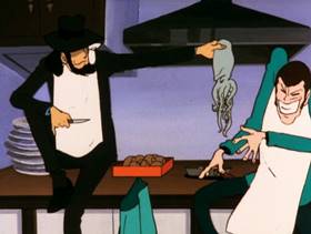 Screenshots from the 1971 TMS Entertainment cartoon The Man They Called Magician