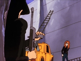 Screenshots from the 1971 TMS Entertainment cartoon One Chance to Breakout