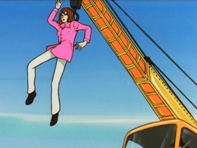 Screenshots from the 1971 TMS Entertainment cartoon One Chance to Breakout