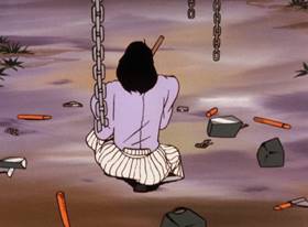 Screenshots from the 1971 TMS Entertainment cartoon The Coming of Goemon the Thirteenth