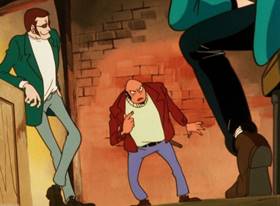 Screenshots from the 1971 TMS Entertainment cartoon Rainy Afternoons are Dangerous!