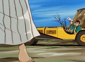 Screenshots from the 1971 TMS Entertainment cartoon A Wolf Calls a Wolf