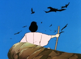 Screenshots from the 1971 TMS Entertainment cartoon A Wolf Calls a Wolf