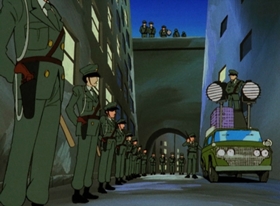 Screenshots from the 1971 TMS Entertainment cartoon The Gang’s-All-Here Playing Card Strategy