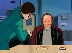 Screenshots from the 1971 TMS Entertainment cartoon Hunt Down the Counterfeiter