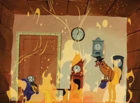 Screenshots from the 1971 TMS Entertainment cartoon Hunt Down the Counterfeiter