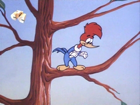 Screenshots from the 1971 Walter Lantz cartoon Kitty From the City