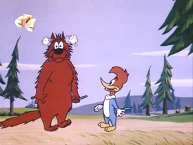 Screenshots from the 1971 Walter Lantz cartoon Kitty From the City
