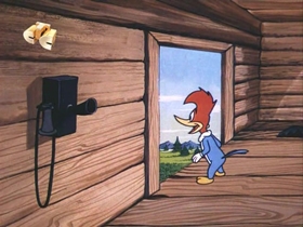 Screenshots from the 1971 Walter Lantz cartoon Kitty From the City