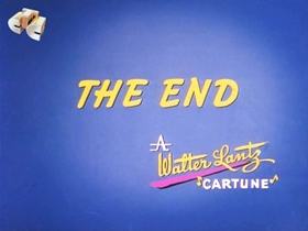 Screenshots from the 1971 Walter Lantz cartoon Kitty From the City