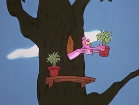 Screenshots from the 1971 DePatie Freleng cartoon Pink Tuba-Dore