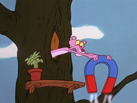 Screenshots from the 1971 DePatie Freleng cartoon Pink Tuba-Dore