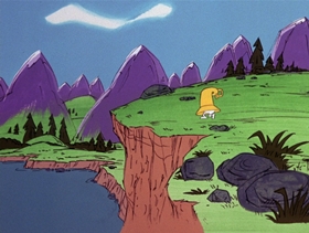 Screenshots from the 1971 DePatie Freleng cartoon Pink Tuba-Dore