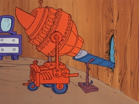 Screenshots from the 1971 DePatie Freleng cartoon Pink Tuba-Dore