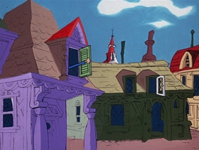 Screenshots from the 1971 DePatie Freleng cartoon Pink Tuba-Dore