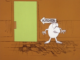 Screenshots from the 1971 DePatie Freleng cartoon Gong with the Pink