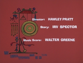 Screenshots from the 1971 DePatie Freleng cartoon Gong with the Pink