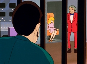 Screenshots from the 1972 TMS Entertainment cartoon When the Seventh Bridge Falls