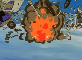 Screenshots from the 1972 TMS Entertainment cartoon Who Had the Last Laugh