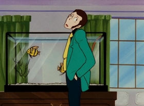 Screenshots from the 1972 TMS Entertainment cartoon Beware the Time Machine!
