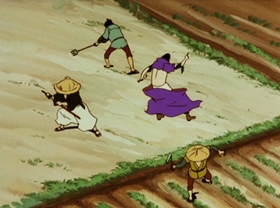 Screenshots from the 1972 TMS Entertainment cartoon Beware the Time Machine!