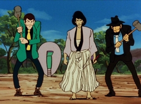 Screenshots from the 1972 TMS Entertainment cartoon Beware the Time Machine!