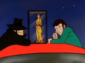 Screenshots from the 1972 TMS Entertainment cartoon Beware the Time Machine!