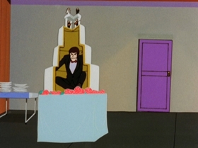 Screenshots from the 1972 TMS Entertainment cartoon The Emerald