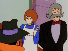 Screenshots from the 1972 TMS Entertainment cartoon The Emerald