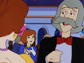 Screenshots from the 1972 TMS Entertainment cartoon The Emerald