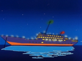 Screenshots from the 1972 TMS Entertainment cartoon The Emerald