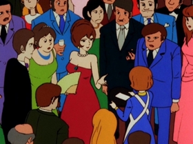 Screenshots from the 1972 TMS Entertainment cartoon The Emerald