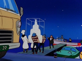 Screenshots from the 1972 TMS Entertainment cartoon The Emerald
